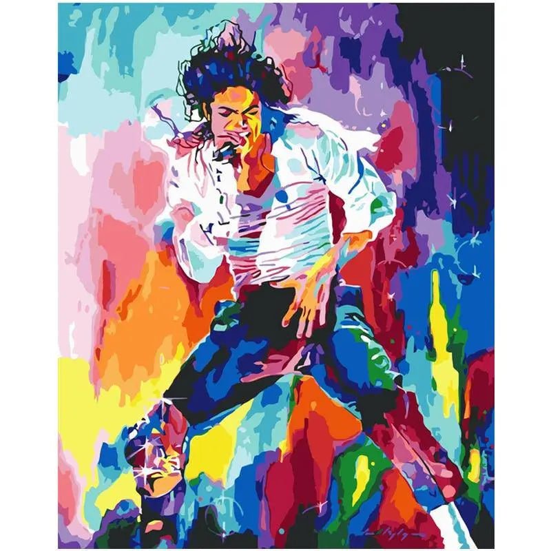 Michael Jackson | Paint By Numbers Kit | Paint with Number