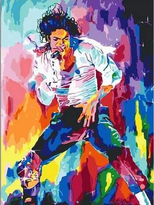 Michael Jackson | Paint By Numbers Kit | Paint with Number