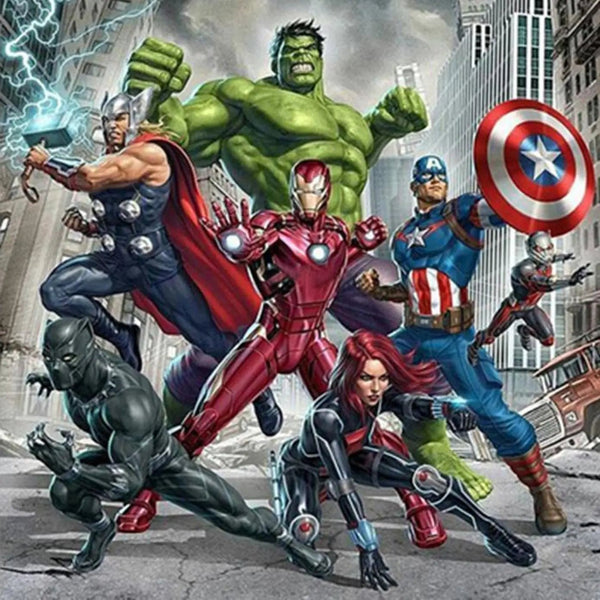 The Avengers Paint By Numbers Kit