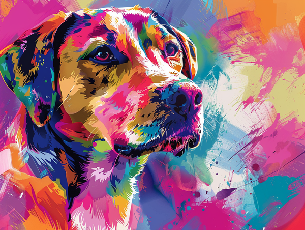 Vibrant Pup Dreams Paint By Numbers Kit