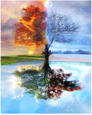 4 Seasons Tree Paint By Numbers Kit