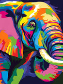 5D Vibrant Elephant