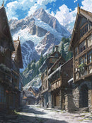 Alpine Village at Dawn 