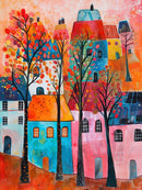 Colorful European Village