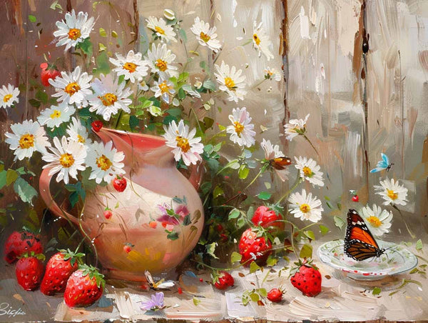 Daisy Garden Paint By Numbers Kit