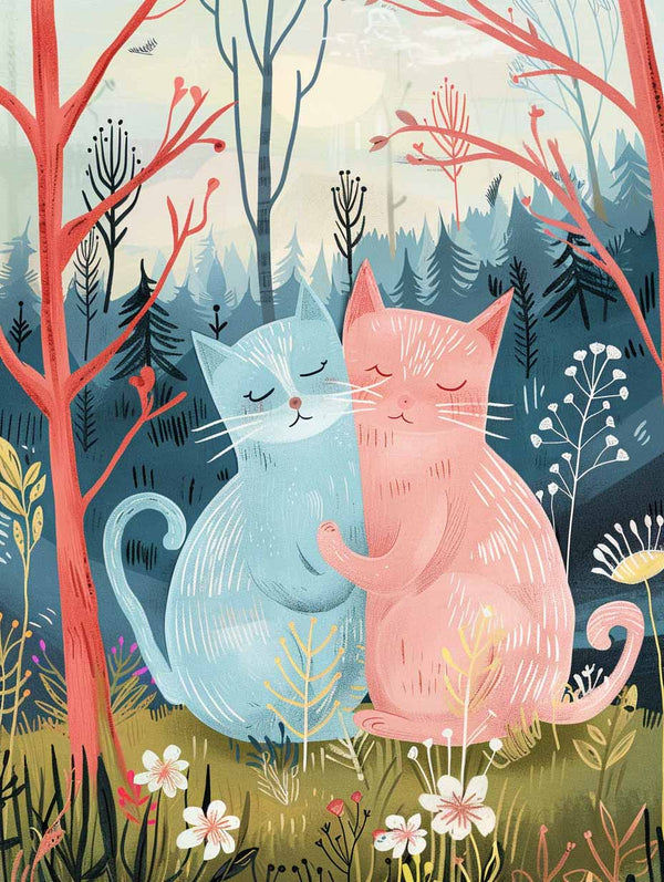 Forest Embrace Cats