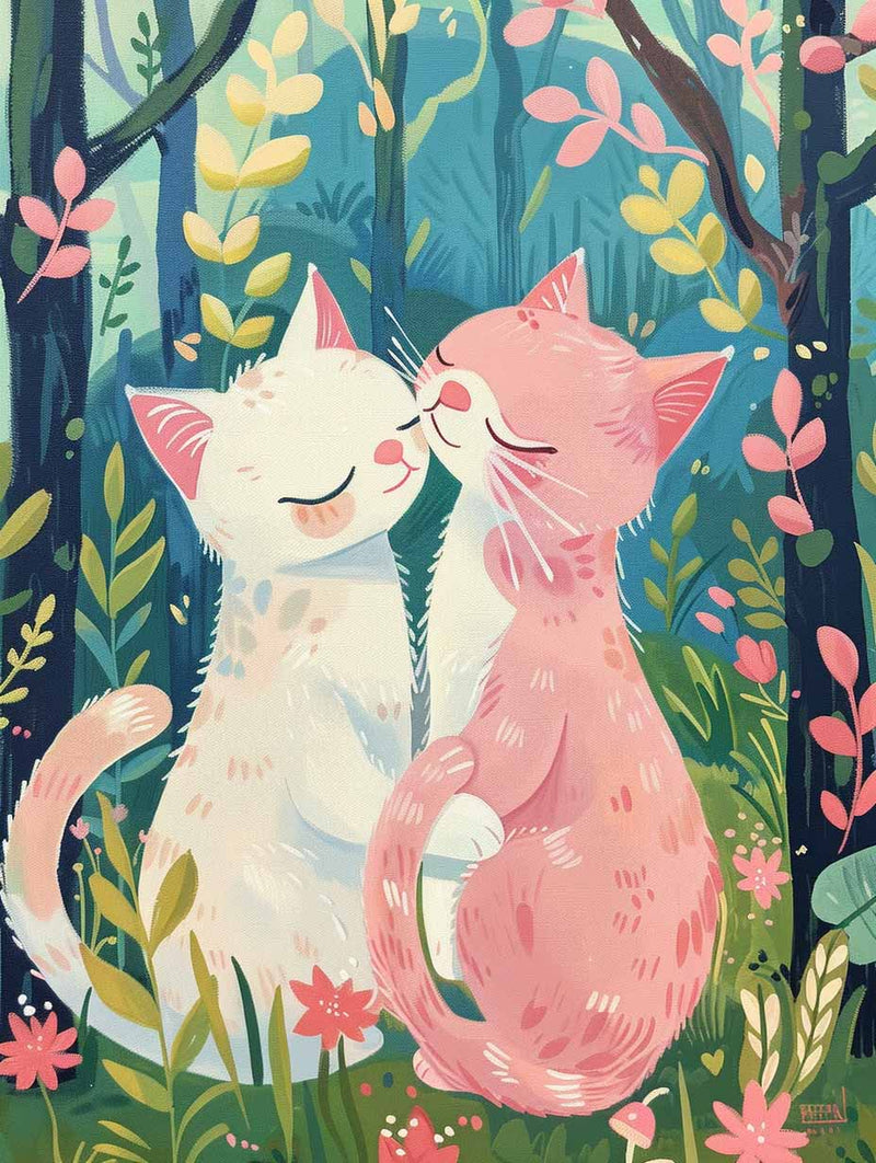 Forest Love Cats