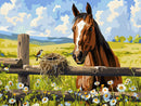 Horse and Bird Nest 