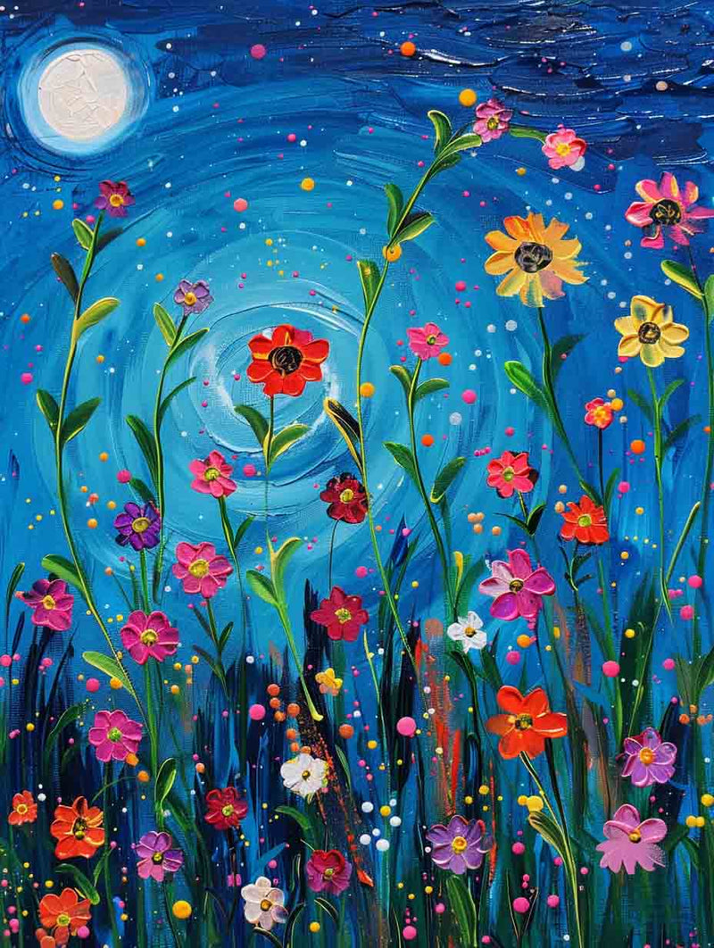 Moonlight Wildflowers