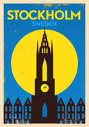 Stockholm Old Town at Night – Diamond Painting - Craftonie