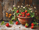 Strawberry Harvest Paint By Numbers Kit