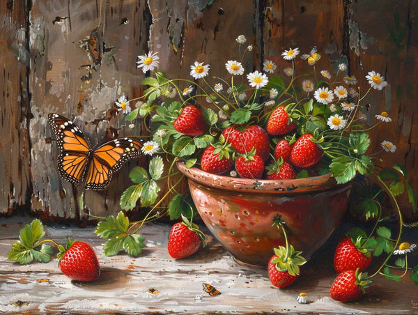 Strawberry Harvest Paint By Numbers Kit