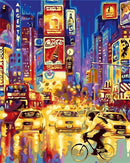 A Busy City Road Paint By Numbers Kit