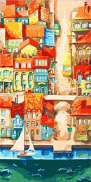 Abstract Beachfront Paint By Numbers Kit