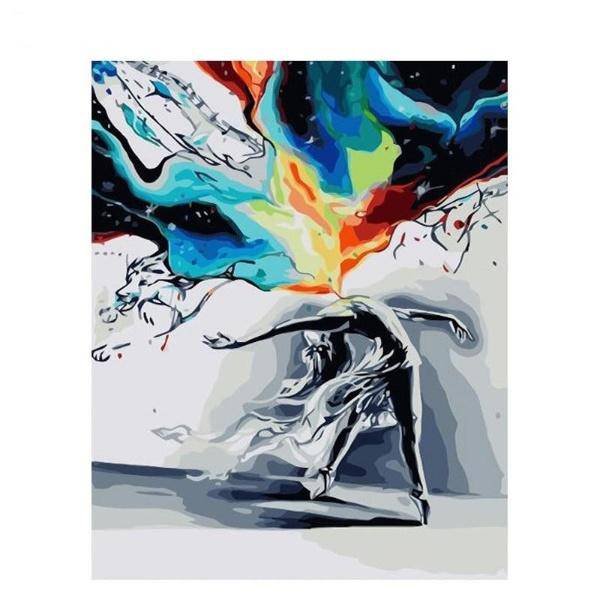 Abstract Dancer Paint By Numbers Kit