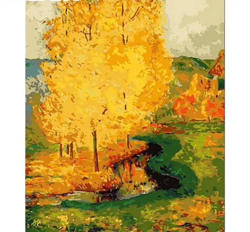 Abstract Landscape Paint By Numbers Kit
