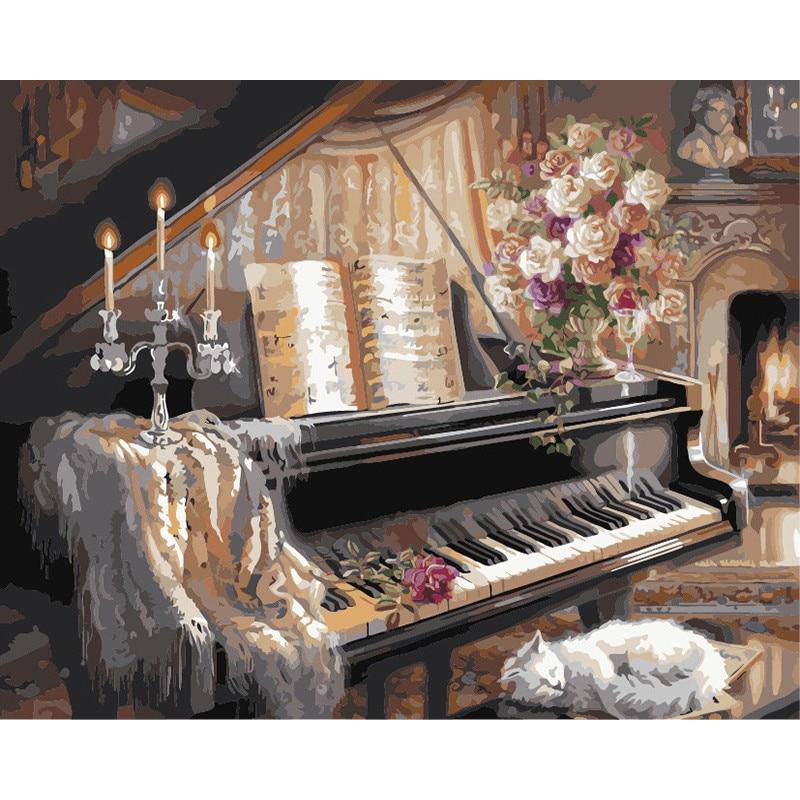 Abstract Piano Paint By Numbers Kit