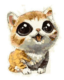 Adorable Small Cat Paint By Numbers Kit