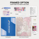 Adore Me Cat Paint By Numbers Kit Framed Canvas