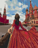 All Around Red Paint By Numbers Kit