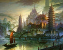 Ancient city in Asia Paint By Numbers Kit