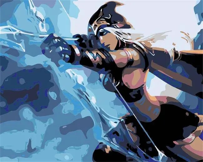 Ashe from League of Legends Paint By Numbers Kit