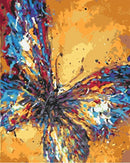 Beautiful Colorful Butterfly Paint By Numbers Kit
