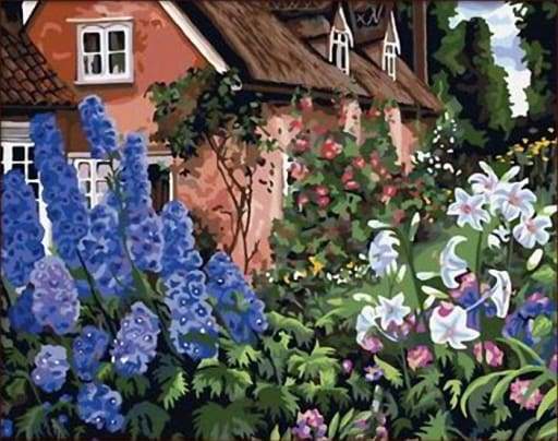 Beautiful Garden Paint By Numbers Kit