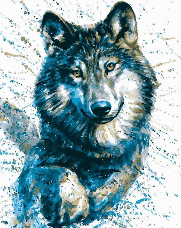 Beautiful Wolf Paint By Numbers Kit