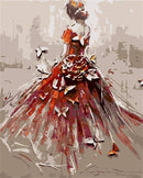 Behind The Butterflies Paint By Numbers Kit