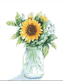 Bottle Of Sunflowers Paint By Numbers Kit