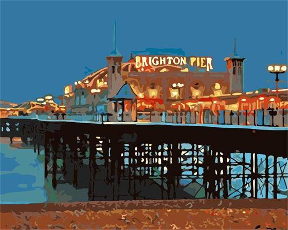 Brighton Pier Paint By Numbers Kit