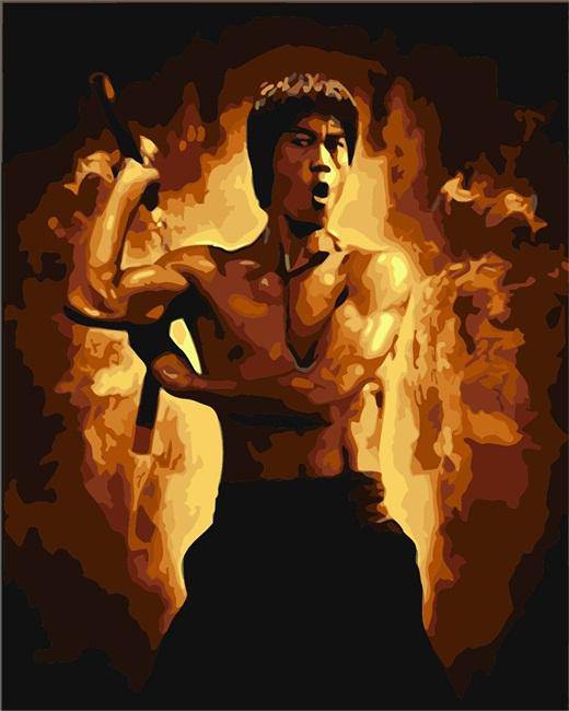 Bruce Lee Paint By Numbers Kit