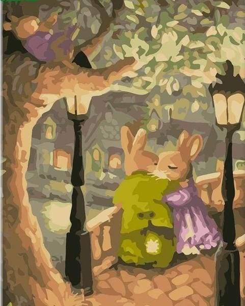 Bunny Couple Paint By Numbers Kit
