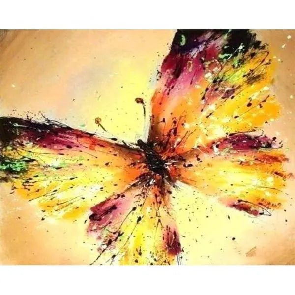 Butterfly Painting Paint By Numbers Kit