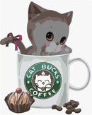 Cat Bucks Coffee Paint By Numbers Kit