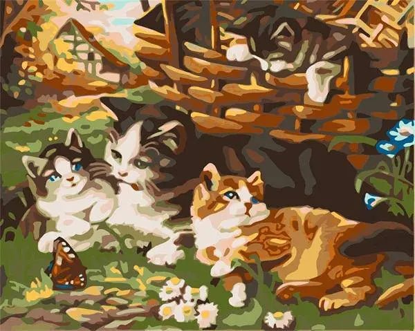Cats Family Paint By Numbers Kit