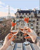 Cheers in Paris Paint By Numbers Kit