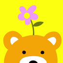 Children Painting kit Bear and Flower Paint By Numbers Kit