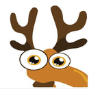 Children Painting kit Crazy Deer Paint By Numbers Kit