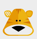 Children Painting kit Small Tiger Paint By Numbers Kit