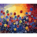 Children'S Cartoon Style Flower Paint By Numbers Kit