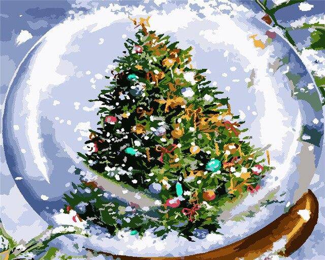 Christmas Tree Paint By Numbers Kit