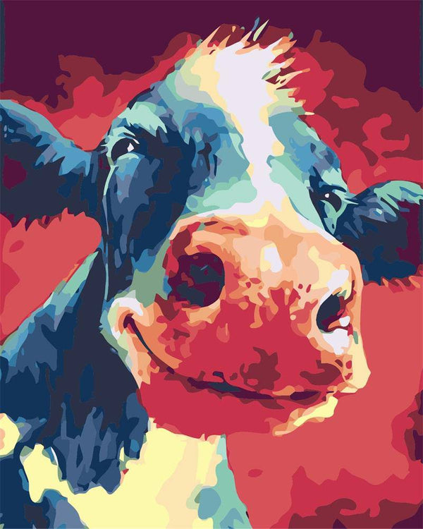 Cow Happy Paint By Numbers Kit