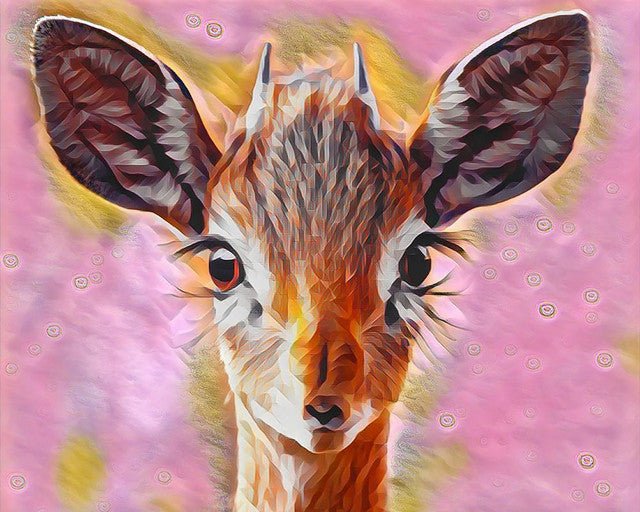 Cute doe | Paint By Numbers Kit | Paint with Number