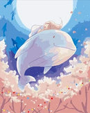 Cute Whale Paint By Numbers Kit