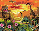 Dinosaurs of Jurassic Park Paint By Numbers Kit