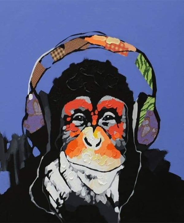 DJ Monkey Paint By Numbers Kit