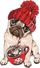 Dog and Cup Paint By Numbers Kit