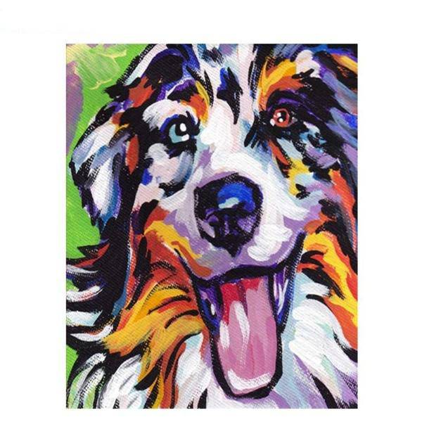 Dog Paint By Numbers Kit